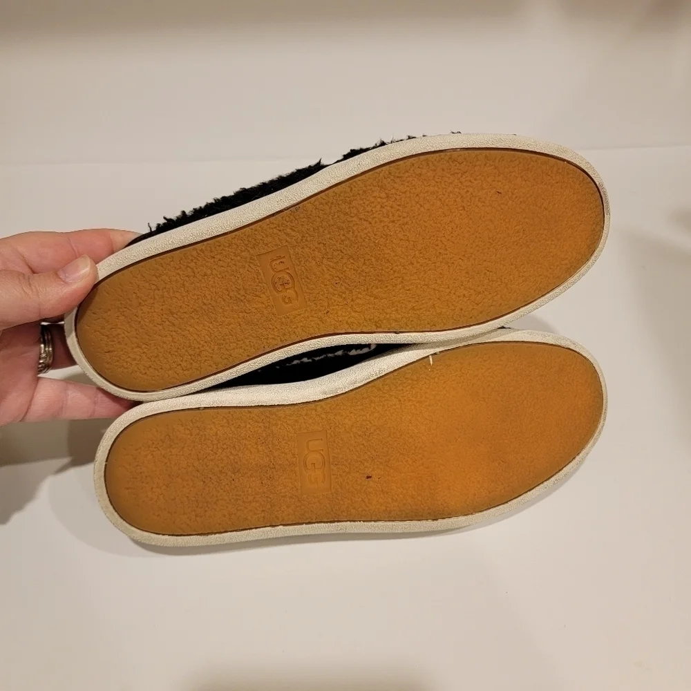 UGG Luci furry slip on sneakers